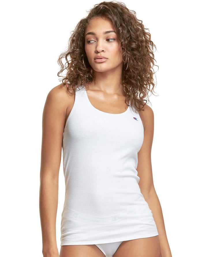 Champion Dame Tank Top Hvide - Heritage - Danmark PMT-124659